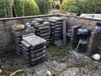 Gratis grindtegels, Tuin en Terras, Ophalen, Gebruikt, 10 m² of meer, Beton