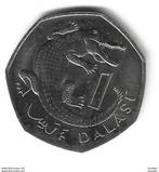 gambia 1 dalasi 1987 km 29 xf+/ms60, Postzegels en Munten, Munten | Afrika, Ophalen of Verzenden, Overige landen, Losse munt