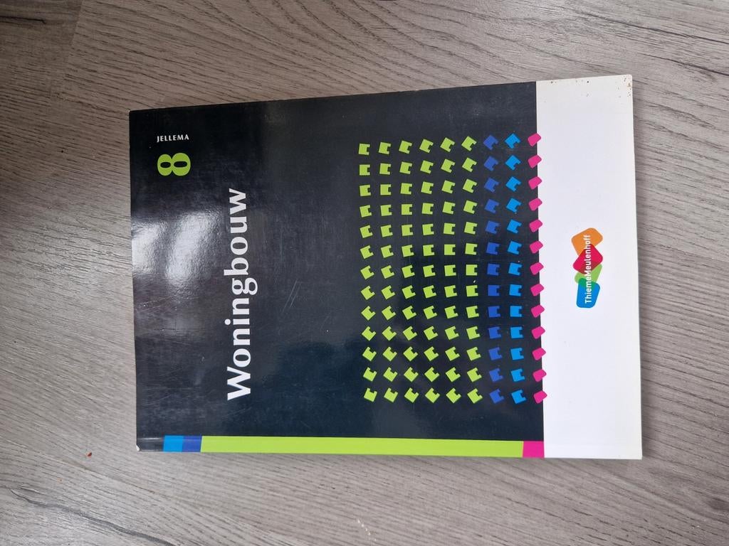 Woningbouw - Jellema 8 - Thieme Meulenhoff, Jellema, Zo goed als nieuw, Beta, HBO