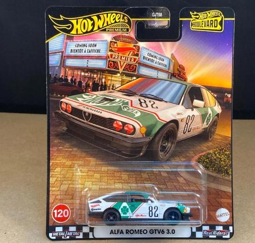 Hot Wheels Premium Boulevard - Alfa Romeo GTV6 3.0, Hobby en Vrije tijd, Modelauto's | Overige schalen, Nieuw, Auto, Verzenden