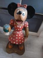 Houten beeld van Minnie mouse vintage, Ophalen of Verzenden