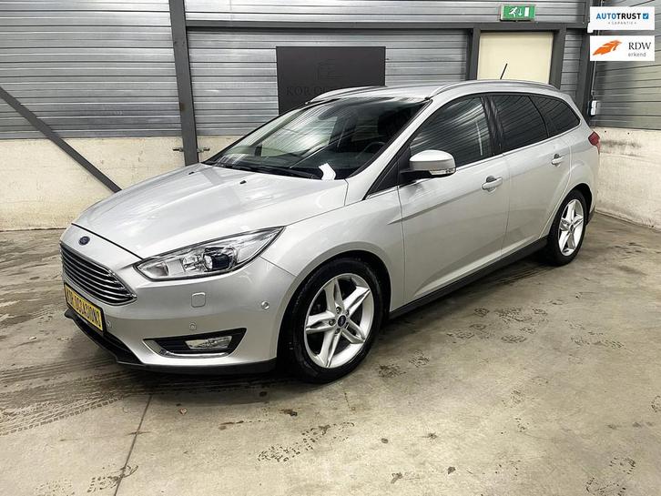Ford Focus Wagon 1.0 Titanium 1ste eigenaar dealer onderhoud, Auto's, Ford, Bedrijf, Te koop, Focus, ABS, Achteruitrijcamera, Airbags