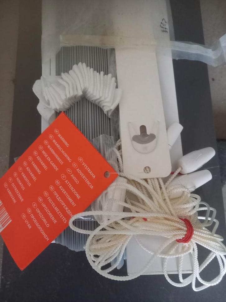 Jaloezie RAL 9010  75x231 cm - Nieuw in verpakking TEAB, Huis en Inrichting, Stoffering | Gordijnen en Lamellen, Nieuw, 200 cm of meer