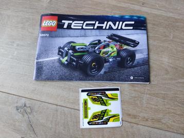 Lego Technic 42072 WHACK! Nieuwe stickers beschikbaar voor biedingen