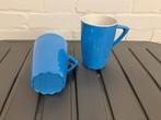 2 x Mepal Rosti WAVE koffiekopjes lichtblauw campingservies, Ophalen of Verzenden, Zo goed als nieuw