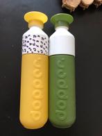 2x Dopper Waterfles - Geel & Groen, Ophalen of Verzenden, Gebruikt