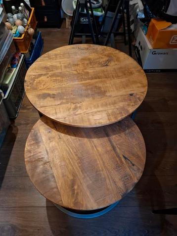 Set van 2 Salontafeltjes beschikbaar voor biedingen