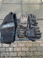 Motorhandschoenen + niergordel, Ophalen of Verzenden, Tweedehands, Heren, Handschoenen