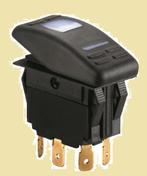 L061012401 Schakelaar DPST met LED. 4 Polen. ON-OFF. € 6,75., Watersport en Boten, Ophalen of Verzenden, Nieuw, Motor en Techniek