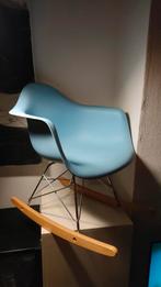 Design kunststof kinder Charles Eames rocking chair, Kunststof, Ophalen of Verzenden, Wit, Eén