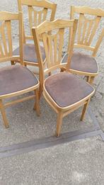 4 grenen stoelen, Ophalen, Gebruikt, Bruin, Klassiek