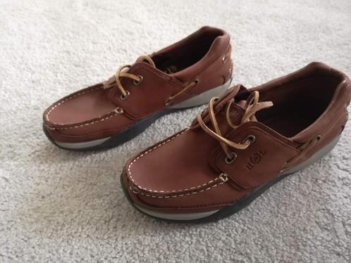 Bootschoenen Maat 40 Henri Lloyd (Leer), Watersport en Boten, Watersportkleding, Zo goed als nieuw, Bootschoenen, Dame of Heer