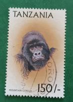 Tanzania pz Mountain gorillas, Postzegels en Munten, Postzegels | Afrika, Verzenden, Tanzania, Gestempeld