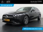 Mercedes-Benz C-klasse Estate 180 AMG Line Panoramadak, 4 cilinders, Zwart, Origineel Nederlands, 92 €/maand