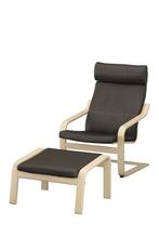 2x IKEA POÄNG Schommelstoel + Voetenbank, Ophalen