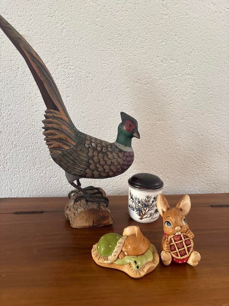 Fazant, Pendelfin beeldjes en Villeroy & Boch Botanica potje, Ophalen of Verzenden, Zo goed als nieuw