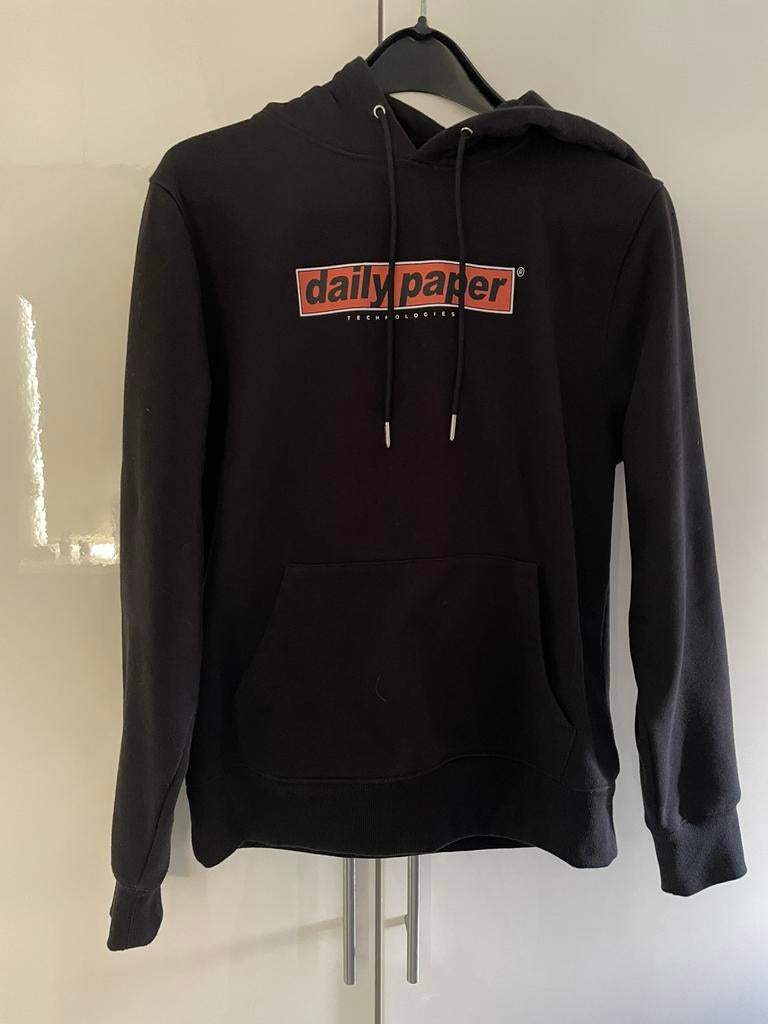 Daily paper hoodie, Ophalen of Verzenden, Zo goed als nieuw, Zwart