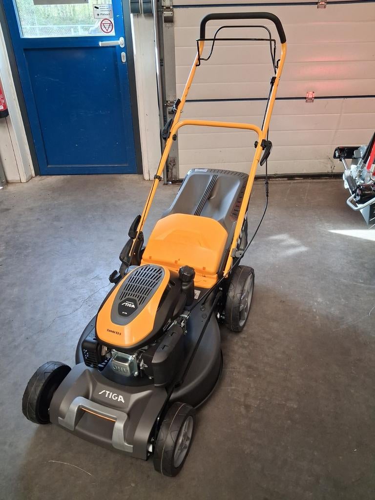 Stiga Combi 53 s grasmaaier nieuw  euro 375,-, Cirkelmaaier, Gebruikt, Stiga, Ophalen of Verzenden