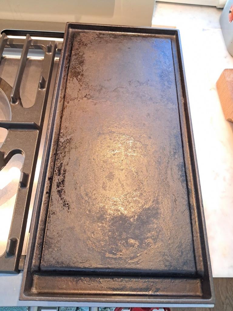 Grillplaat/bakplaat Lacanche, Ophalen, 4 kookzones, Zo goed als nieuw, Gas