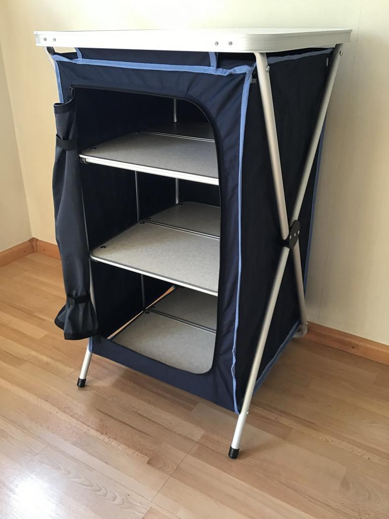 Camping kastje Fun Camp - Handig en Compact, Caravans en Kamperen, Kampeermeubelen, Ophalen, Zo goed als nieuw, Campingkast