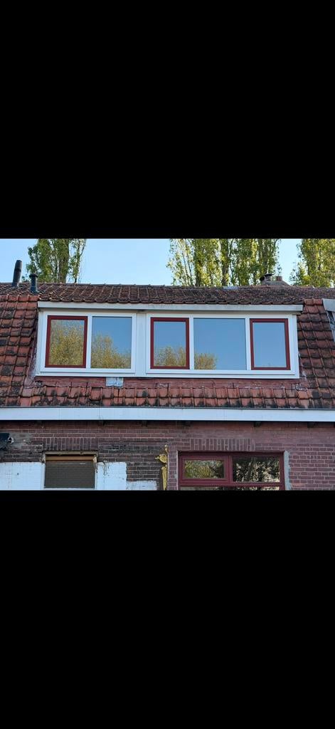 Gebruikt kunststof kozijn 255x102cm, Ophalen, Gevelraam of Ruit, Gebruikt, 80 tot 120 cm