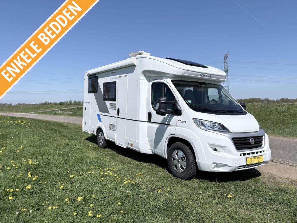 Sun Living S 65SL | 2018 | 2x Airco | Fietsendrager met lift, Ringverwarming, Fiat, Koelkast, Bedrijf