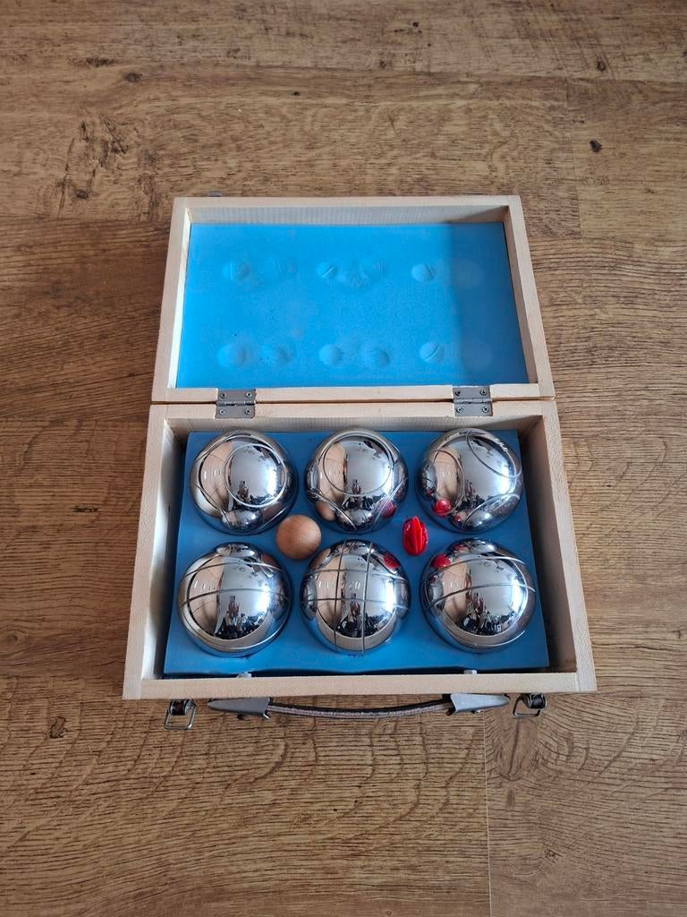 Jeu de boules set in koffer, Ophalen, Zo goed als nieuw