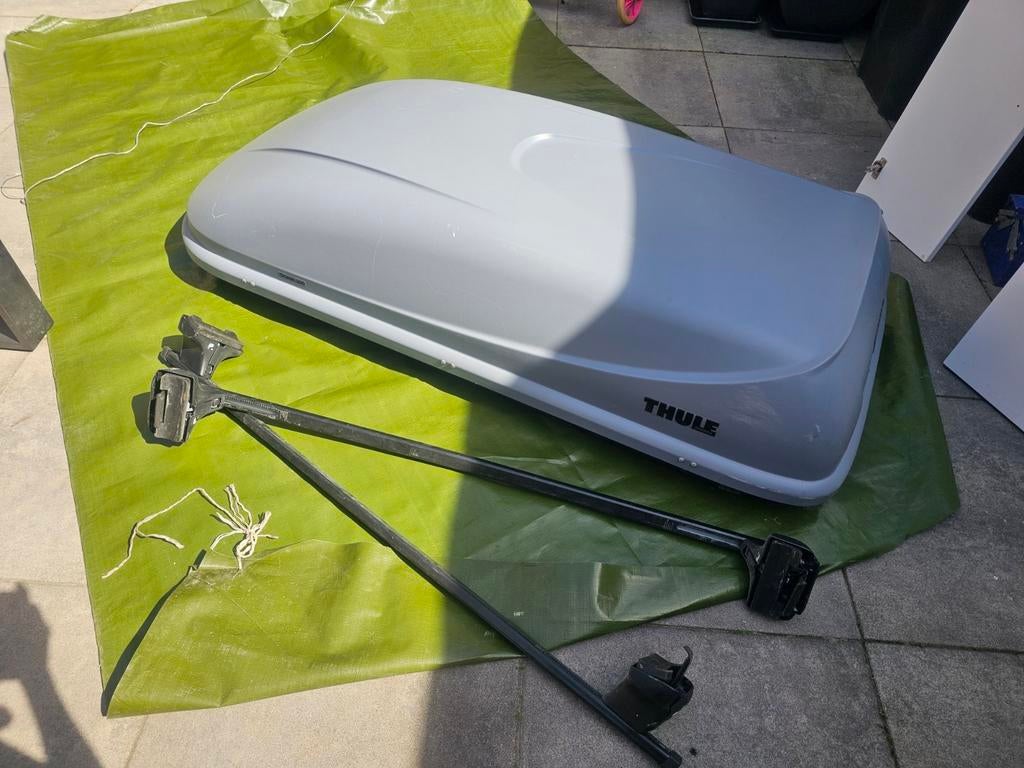 Thule Ocean 200 Dakkoffer met dragers, Auto diversen, Dakkoffers, Ophalen of Verzenden, Gebruikt