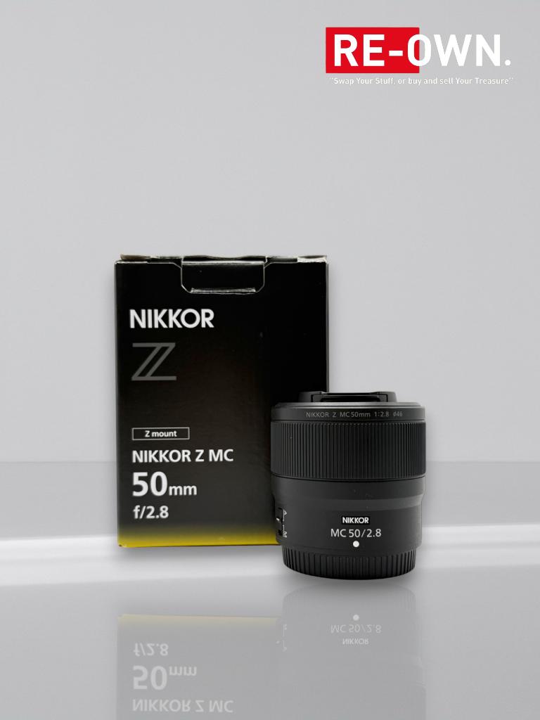 Nikon Z MC 50mm f/2.8 (nieuwstaat + garantie + GRATIS filter, ., Ophalen of Verzenden, Zo goed als nieuw, Standaardlens