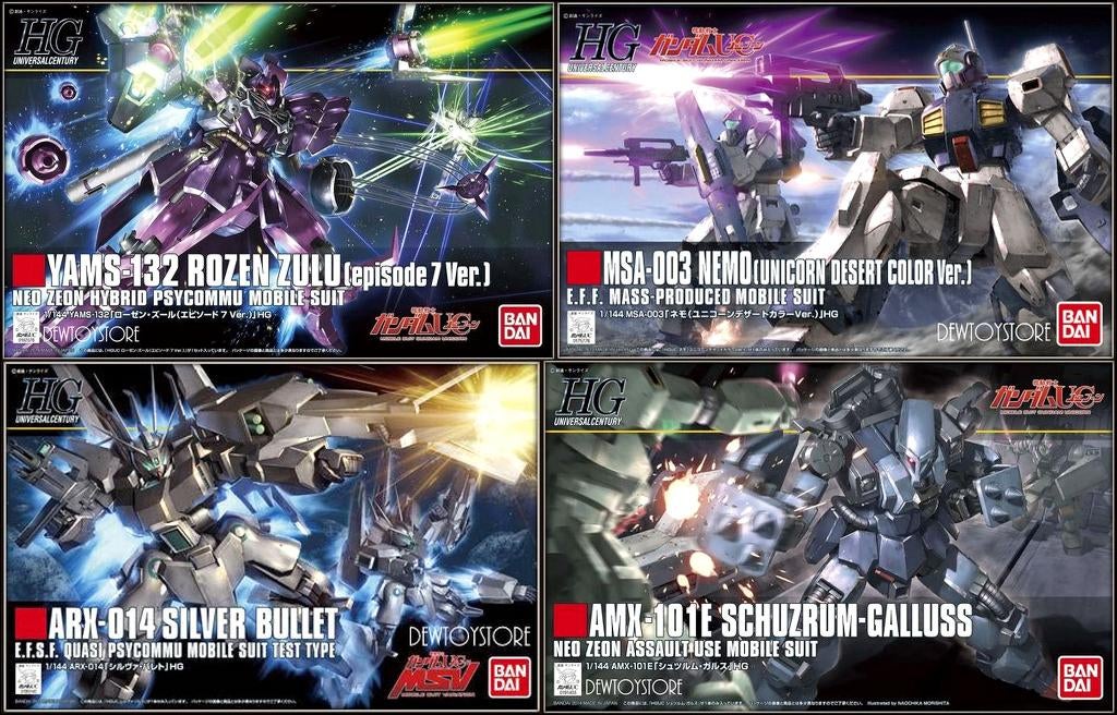 <IN STOCK> Bandai HGUC 1/144 Scale Gunpla Plamo Model Kit, Verzamelen, Poppetjes en Figuurtjes, Verzenden, Nieuw