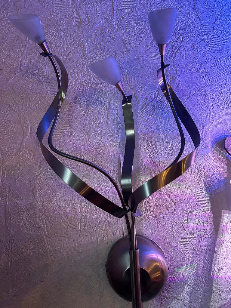 Italiaans design wandlamp rvs, Ophalen, Nieuw