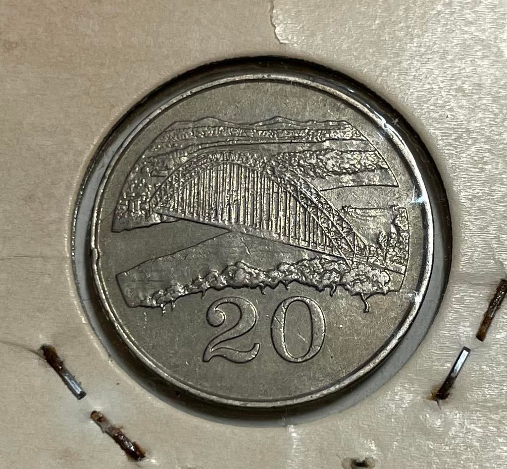 20 cent Zimbabwe 1983, Postzegels en Munten, Munten | Afrika, Ophalen of Verzenden, Zimbabwe