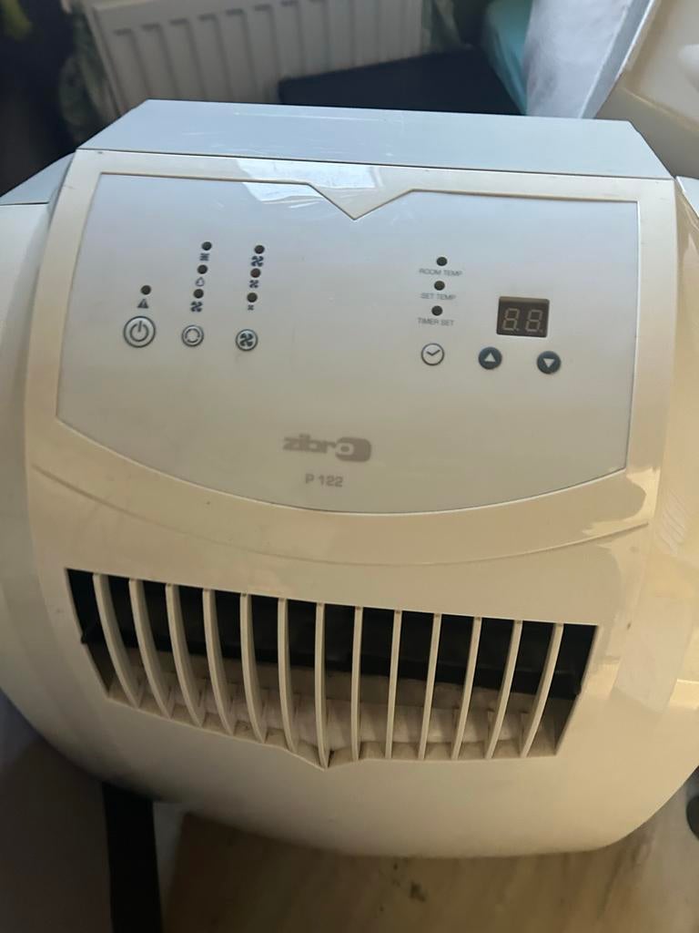 Zibro P122 Mobiele Airco - Koelen en Ventileren, Ophalen, Gebruikt, Minder dan 60 m³, 3 snelheden of meer