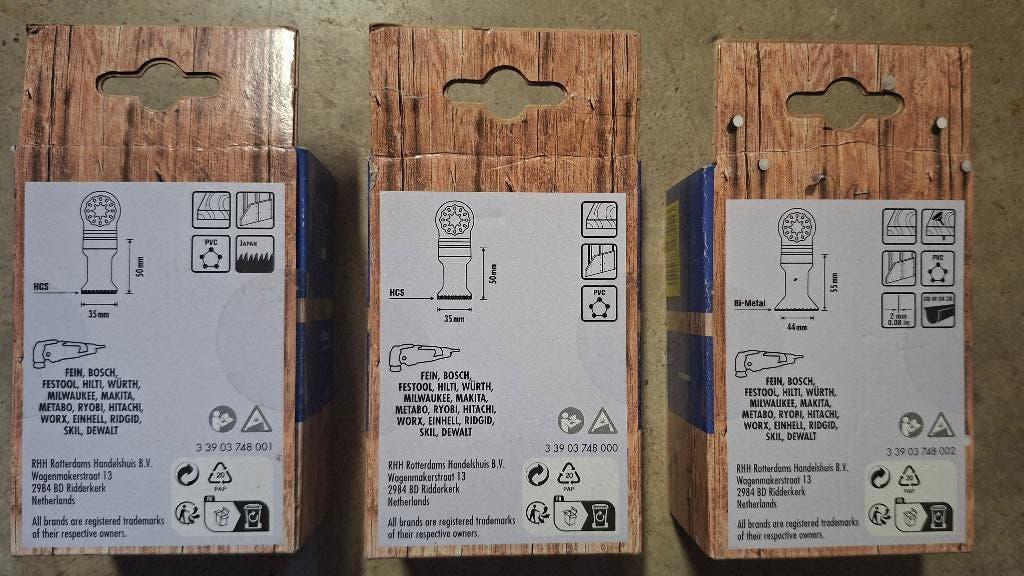 Partij Eblades Fein multi tool zaagjes starlock aansluiting, ., Nieuw, Ophalen of Verzenden, .