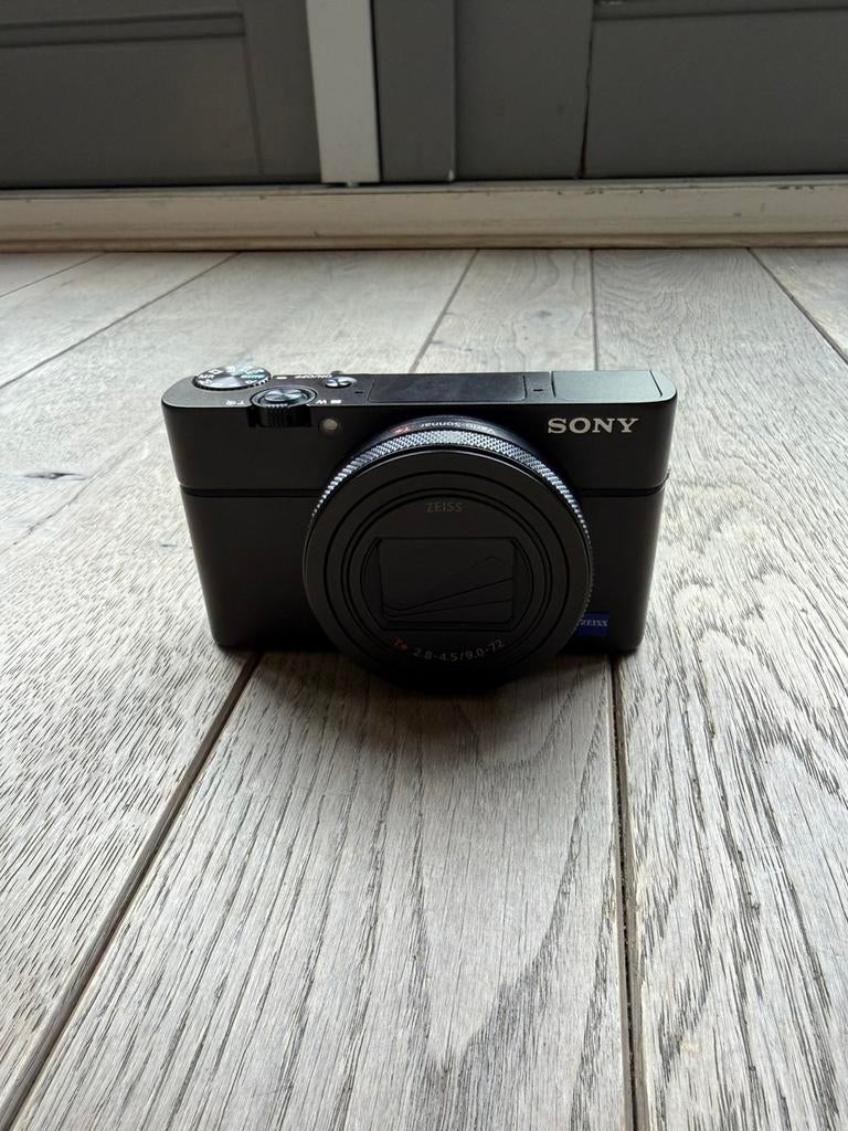 Sony Cybershot DSC-RX100 mark VII +Sony LCJ-RXK leather case, Audio, Tv en Foto, Fotocamera's Digitaal, Ophalen, Compact, Zo goed als nieuw