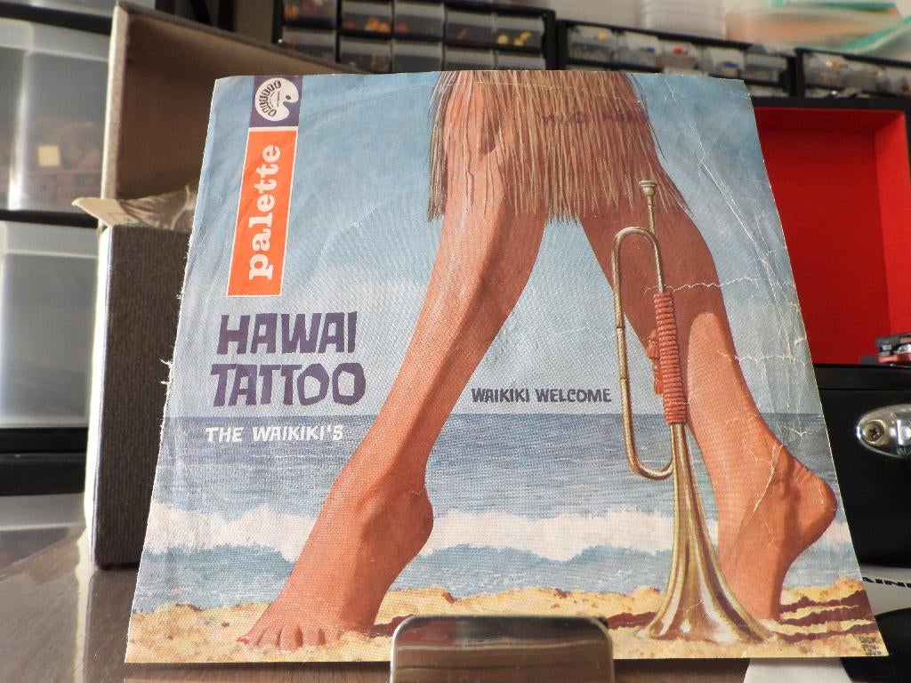 Waikiki's – Hawai Tattoo - Waikiki welcome 1961 blg, Cd's en Dvd's, Vinyl Singles, Ophalen of Verzenden, Gebruikt, Pop, Single