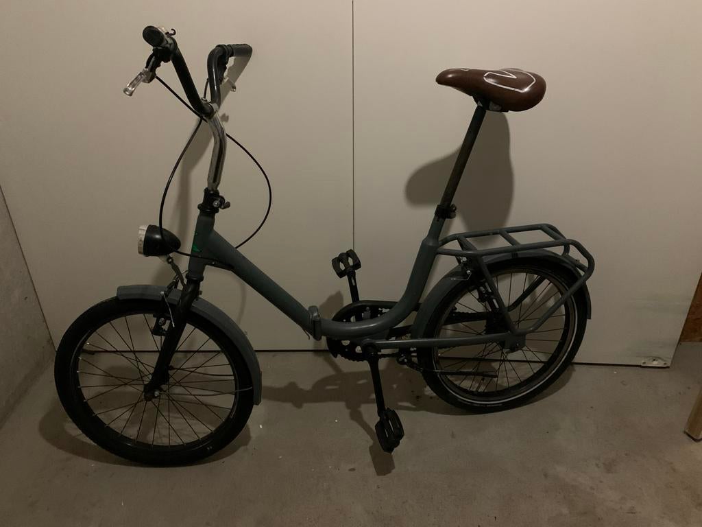 Vouwfiets grijs, Fietsen en Brommers, Fietsen | Vouwfietsen, Overige merken, 20 inch of meer, Gebruikt, Ophalen of Verzenden