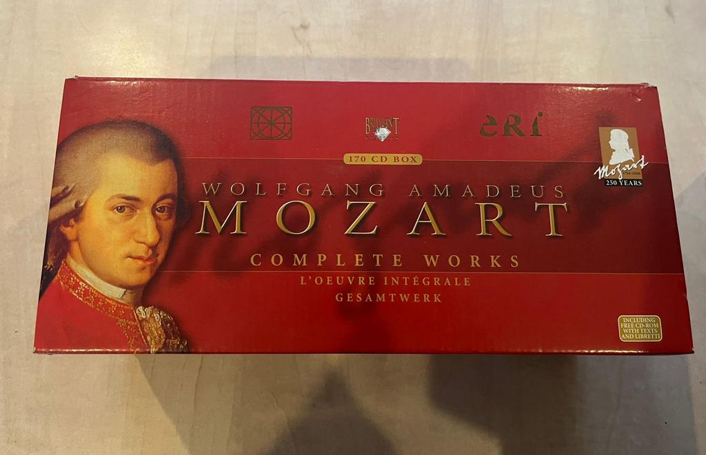 Wolfgang Amadeus Mozart Complete Works - 170 CD Box Set, Ophalen, Gebruikt, Boxset, Overige typen