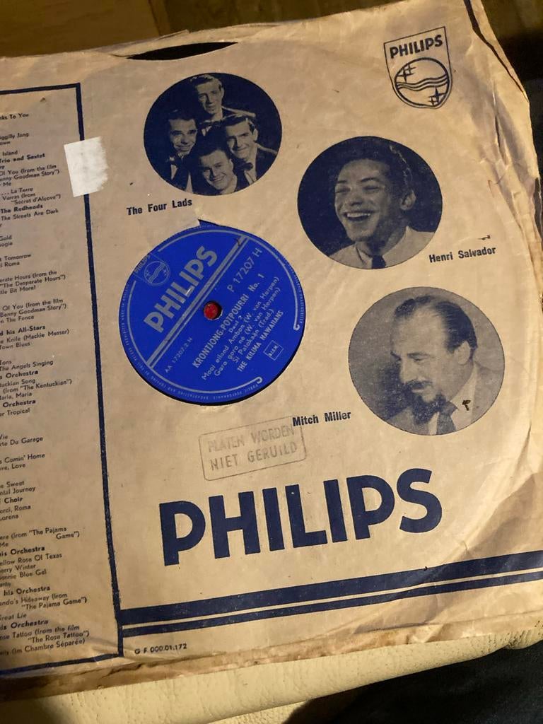 LP Bakeliet - The Kilima Hawaiians - Krontjong-Potpourri, Ophalen of Verzenden, Gebruikt, 10 inch