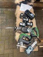 18V Hitachi decoupeerzaag/reciprozaag &lamp, Ophalen, Zo goed als nieuw, Hitachi, Minder dan 600 watt