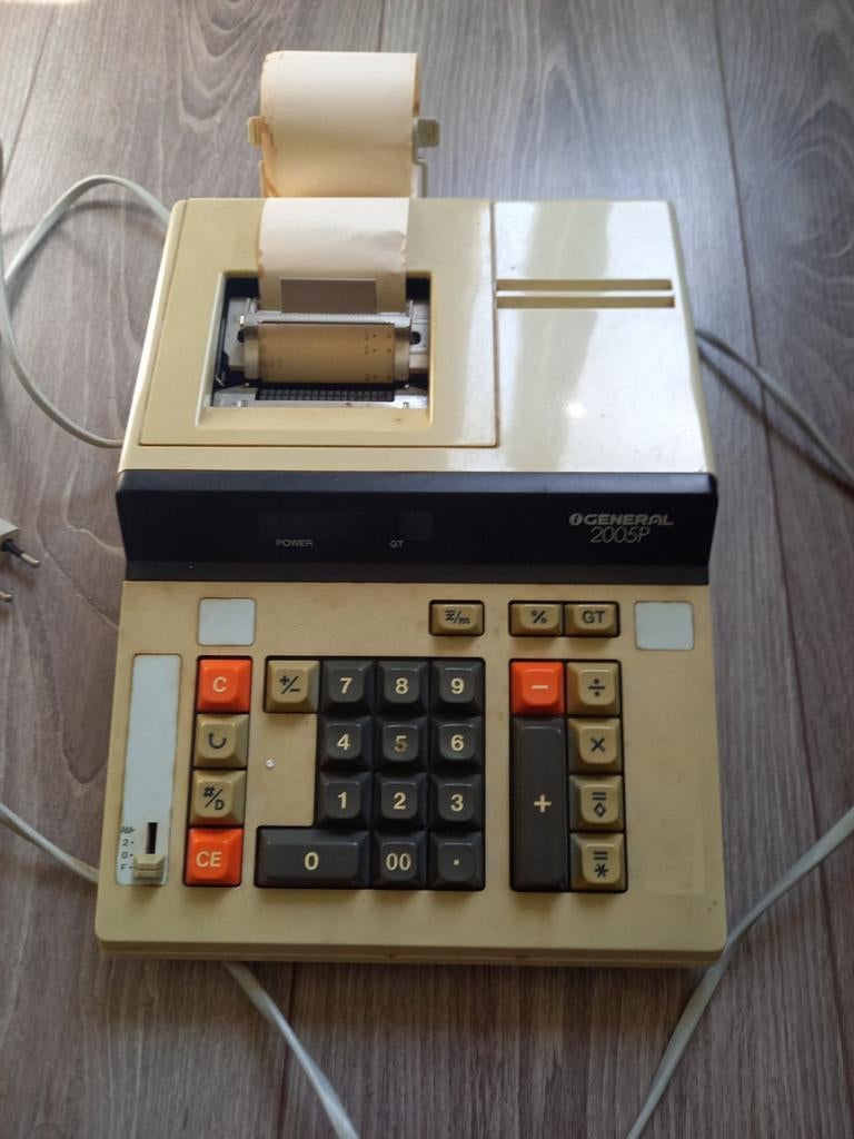 Elektrische rekenmachine, Ophalen, Gebruikt