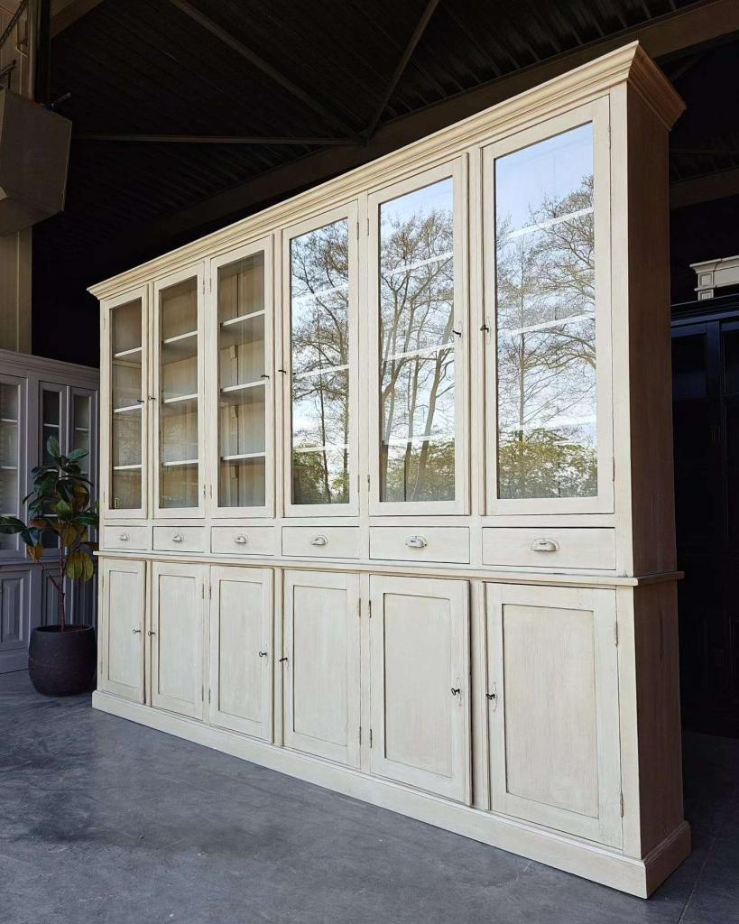 Prachtige antieke winkelkast | Grote/ Brede buffetkast #0653, Antiek en Kunst, Antiek | Meubels | Kasten, Ophalen of Verzenden