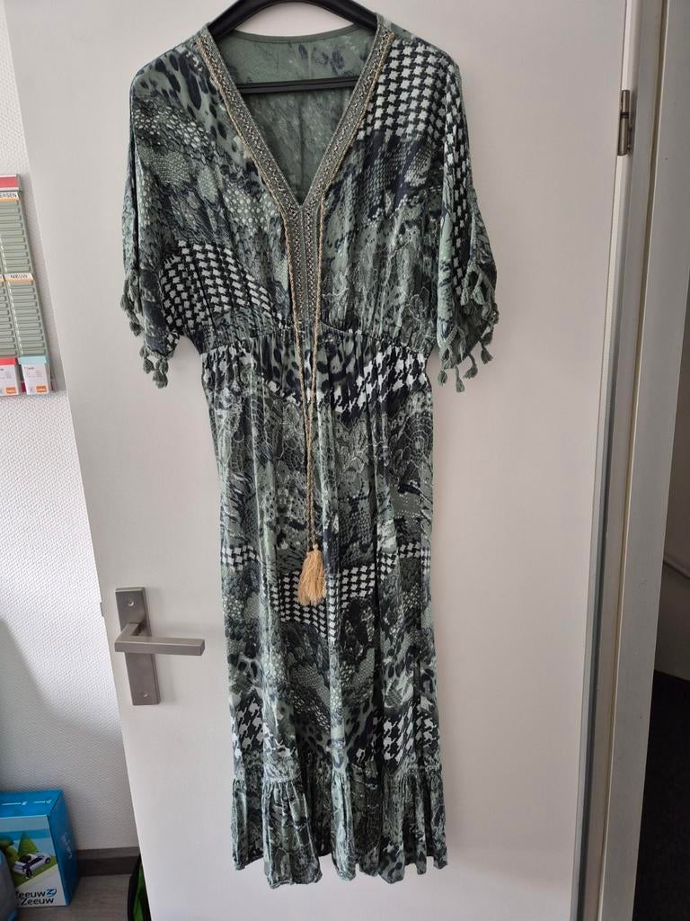 Lange ibiza jurk  maat  m/l, Kleding | Dames, Jumpsuits, Ophalen of Verzenden, Zo goed als nieuw, Maat 38/40 (M)