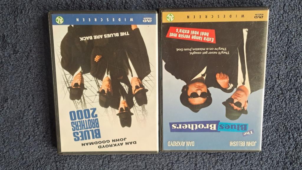 The Blues Brothers 1 & 2 "John Belushi, Dan Aykroyd", Alle leeftijden, Ophalen of Verzenden, Zo goed als nieuw, Actiekomedie