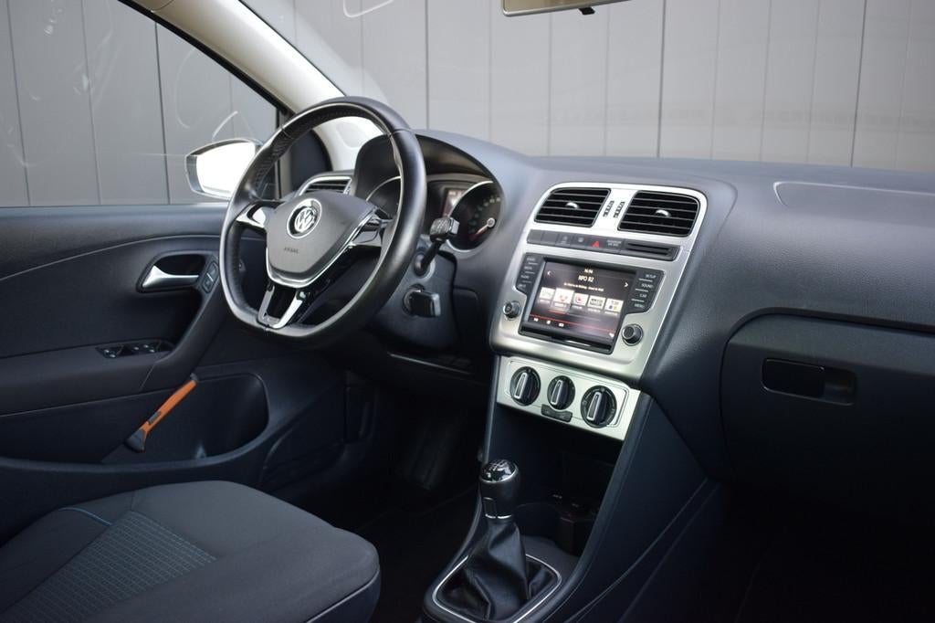 Volkswagen Polo 1.0 BlueMotion Edition Airco | Telefonie | 1, Voorwielaandrijving, Stof, Met garantie (alle), Zwart
