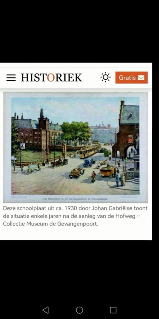 Museumplaat /binnenhof/1930, Ophalen of Verzenden, Minder dan 50 cm, Schilderij, Minder dan 50 cm