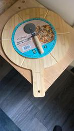 Cheffinger Bamboe Pizzaplank met Snijder - Nieuw, Ophalen of Verzenden, Nieuw