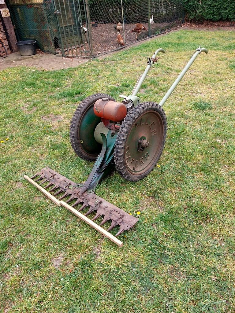Kopmaaier Oxford Allen balkmaaier- Vintage Grasmaaier, Tuin en Terras, Grasmaaiers, Gebruikt, Benzine-grasmaaier, 50 cm of meer