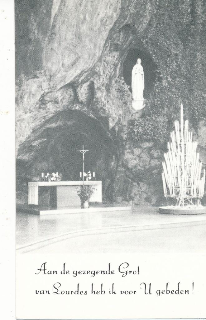 21 Devotieprentjes van Lourdes, Verzamelen, Religie, Zo goed als nieuw, Christendom | Katholiek, Kaart of Prent, Ophalen of Verzenden