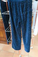 Broek nieuw blauw velours met pailletten Seductive mt 36, Kleding | Dames, Seductive, Blauw, Nieuw, Ophalen of Verzenden